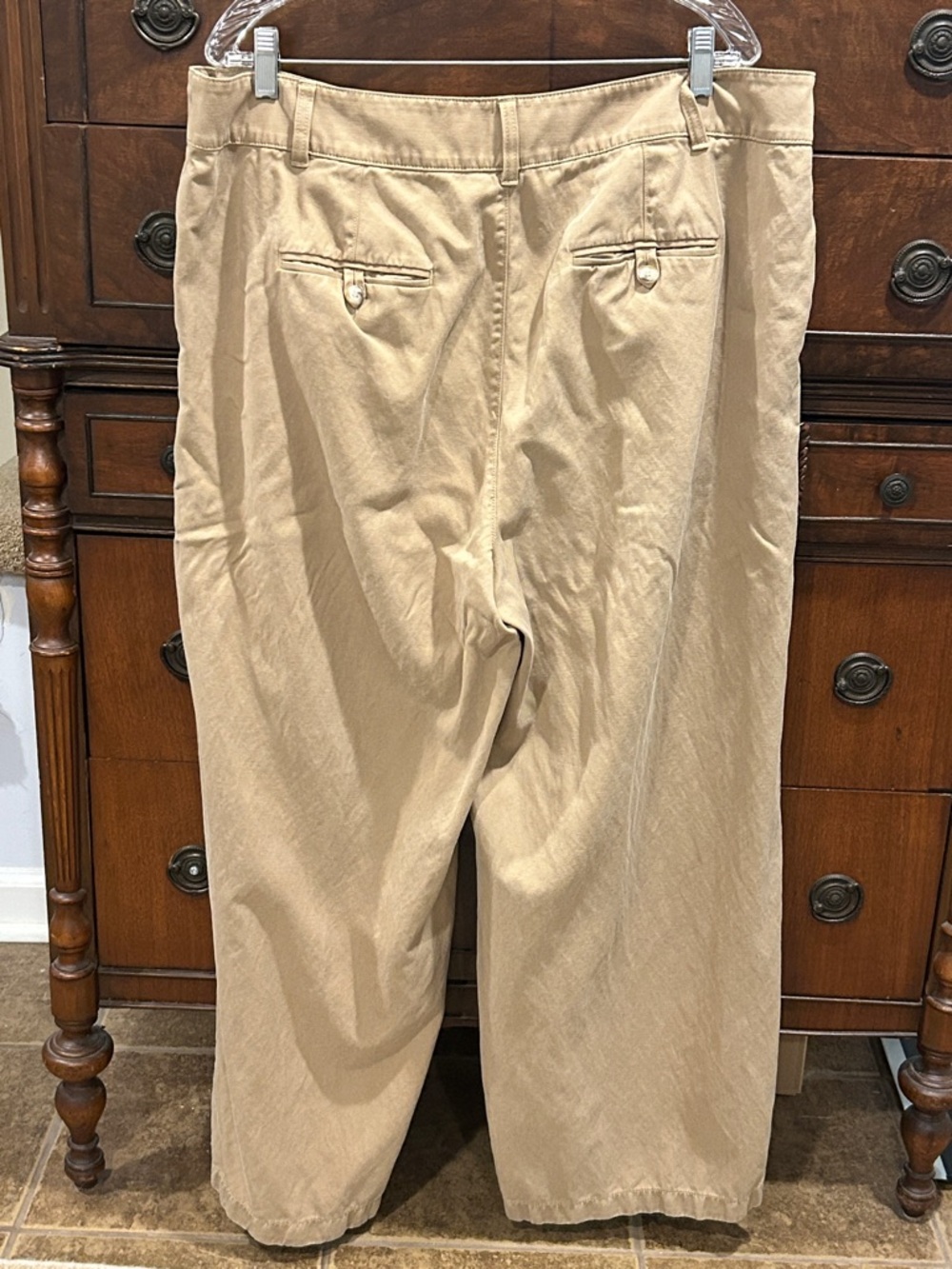 Madewell The Harlow Wide-Leg Pant in Tan Women’s 16w - Picture 3 of 14